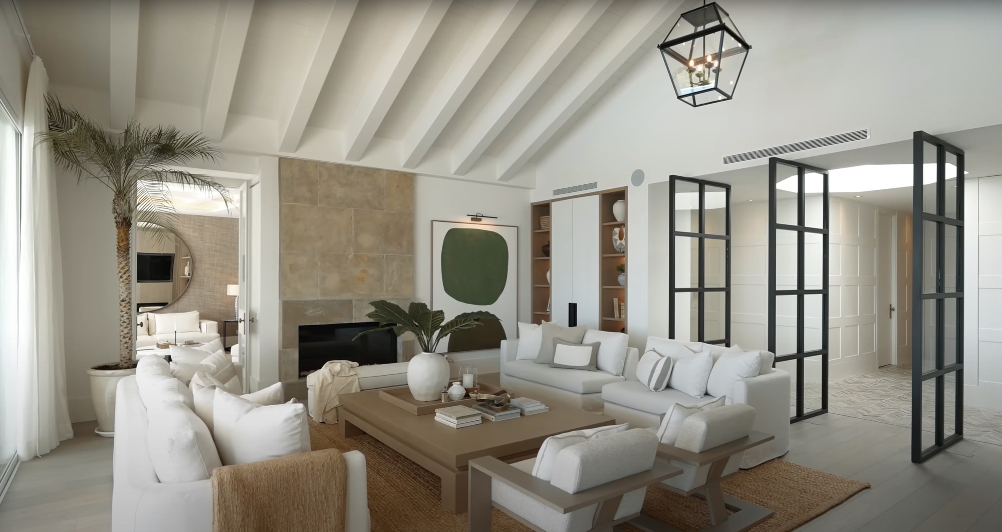 Interior living space with soft tones and natural light