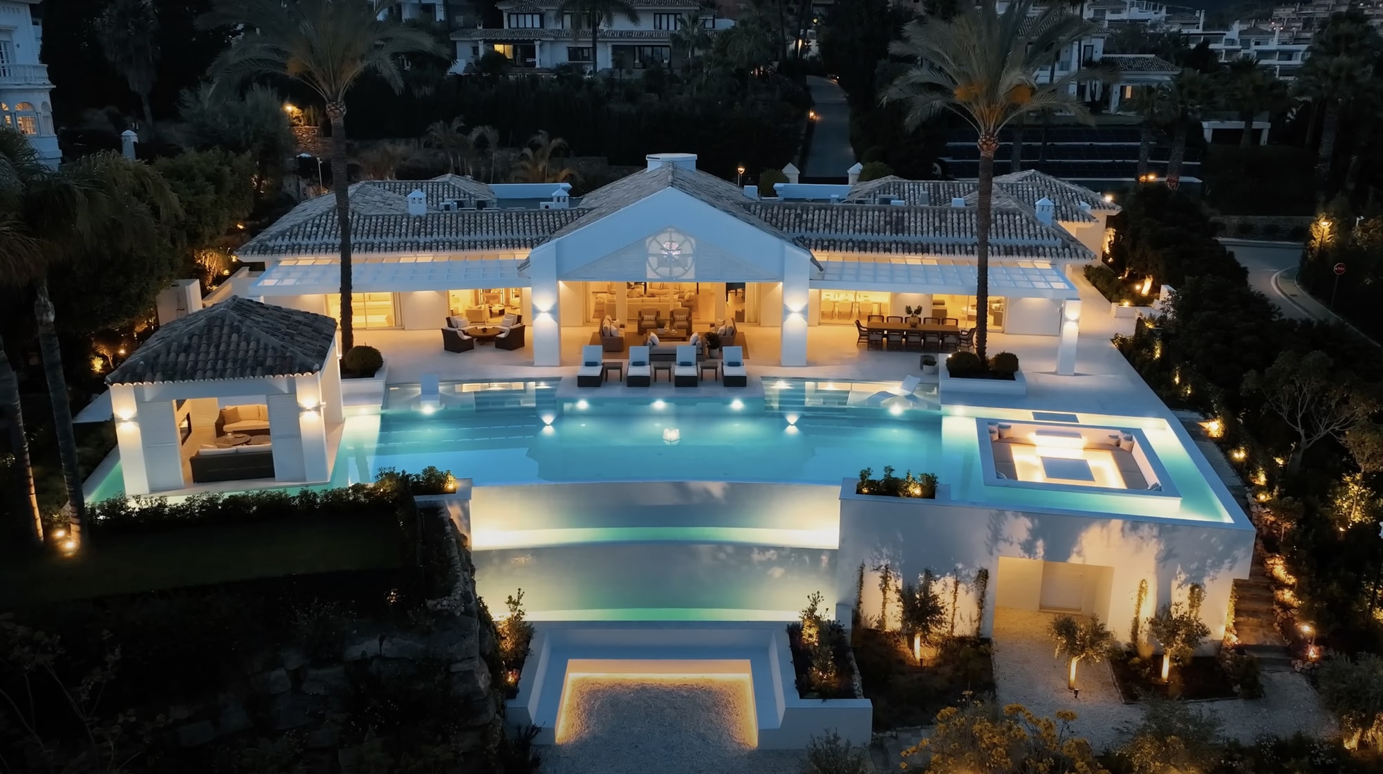 Bathroom with luxury fittings and a walk-in shower