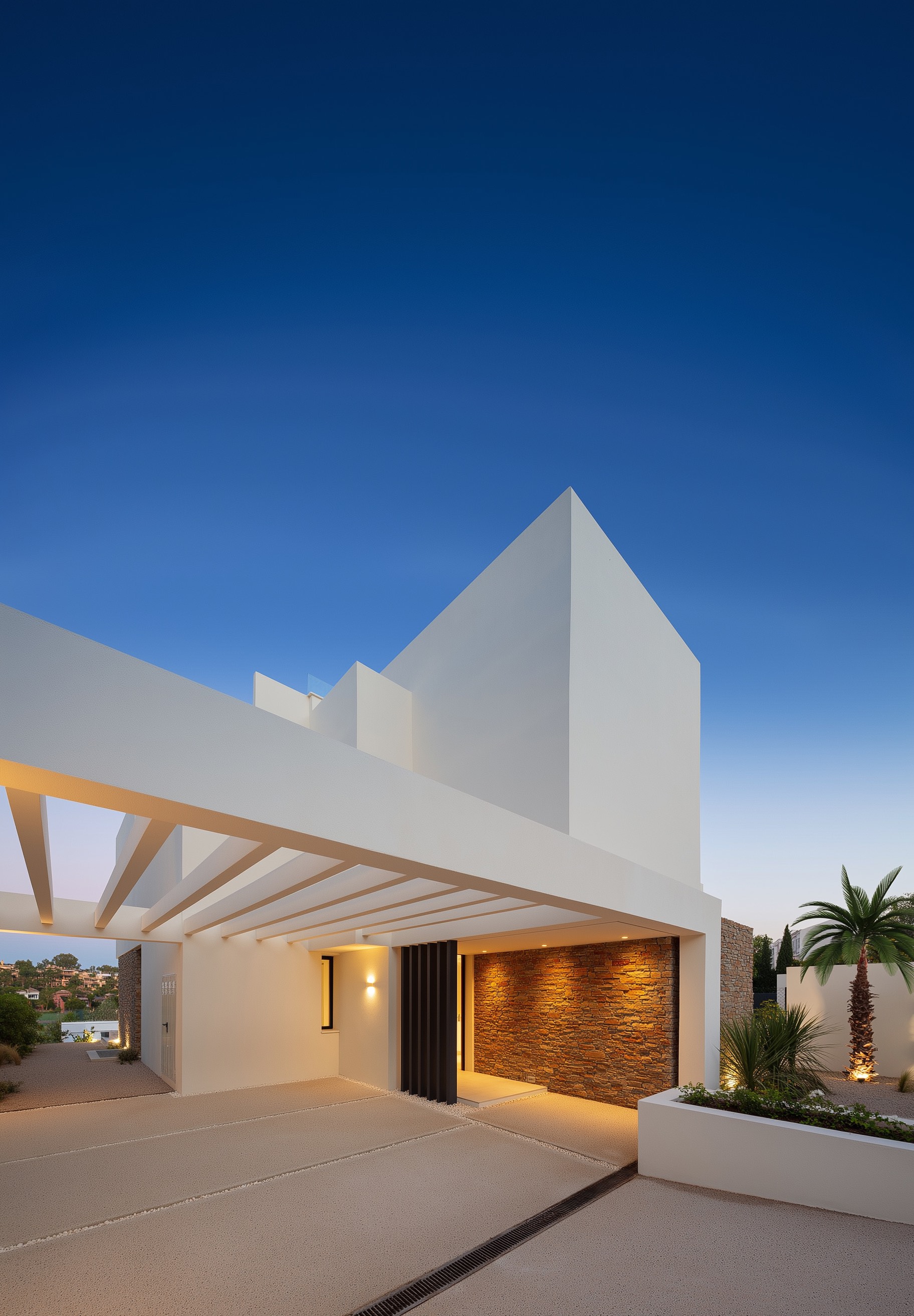 BELFRY modern villa with landscaped garden and swimming pool