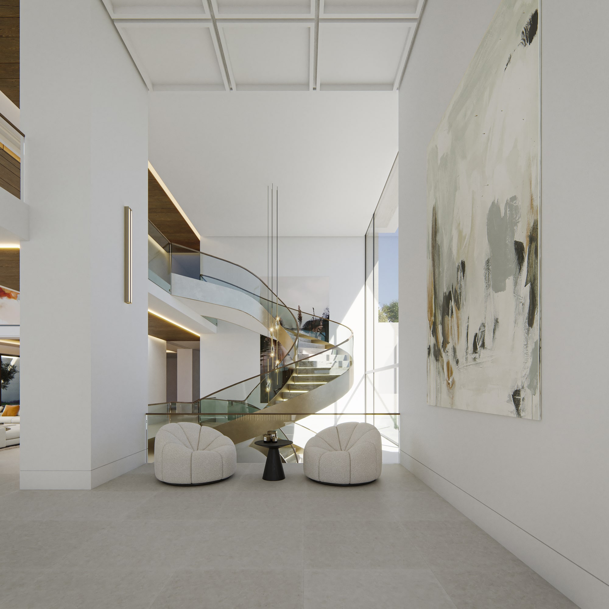 Gourmet kitchen design with open layout and premium appliances