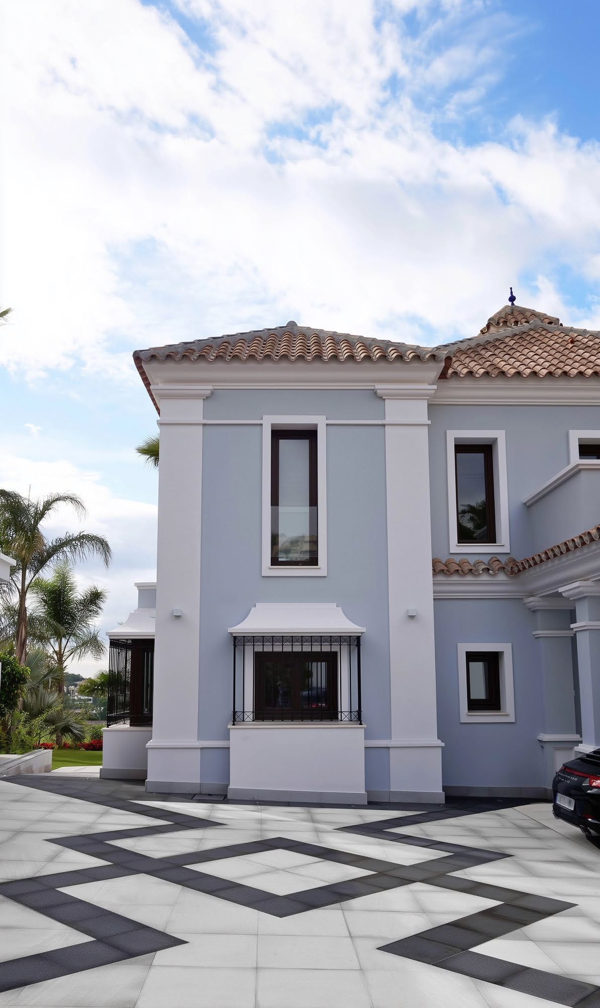 Living space opening directly onto the garden terrace